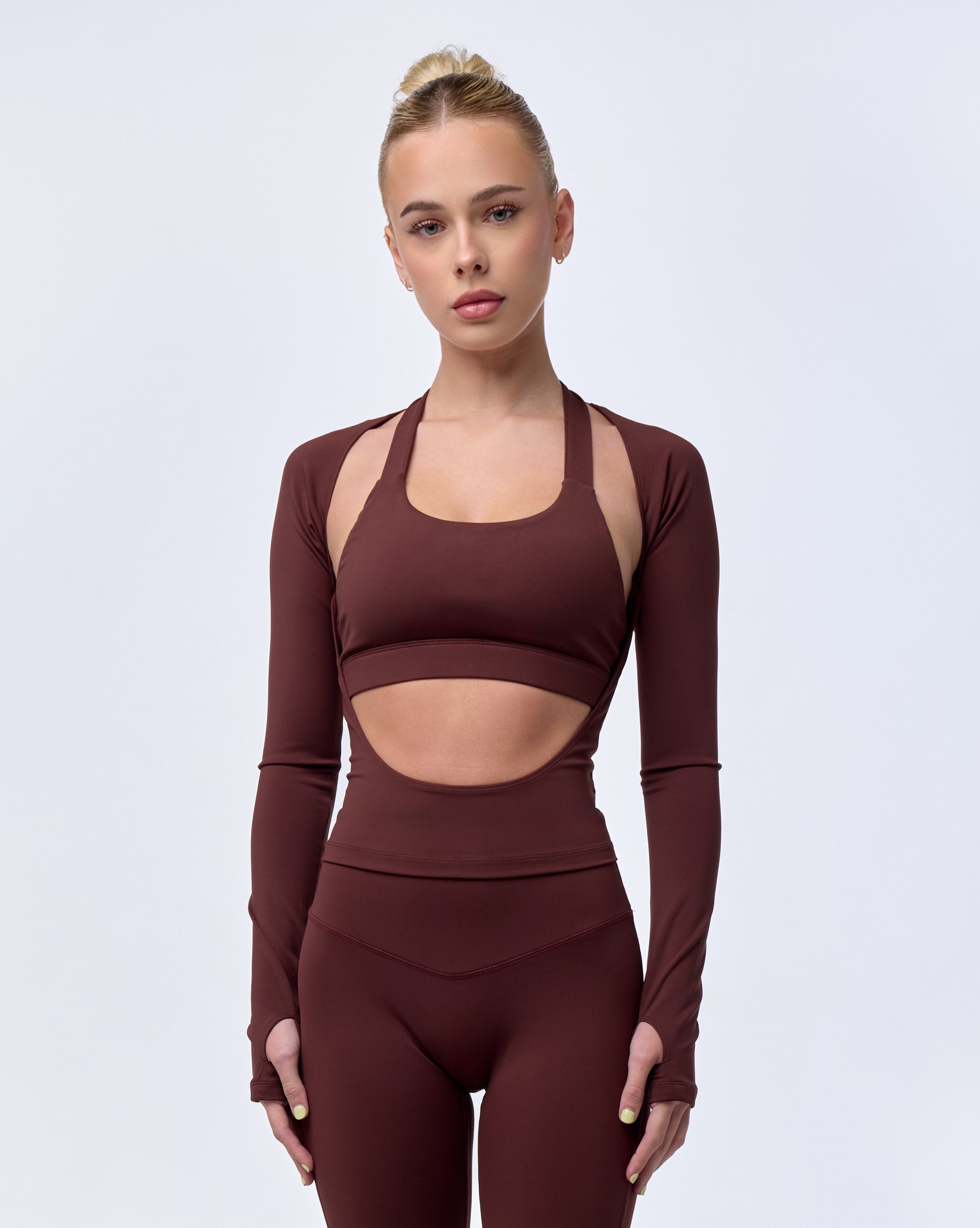 x Après Hours Halter Sports Bra