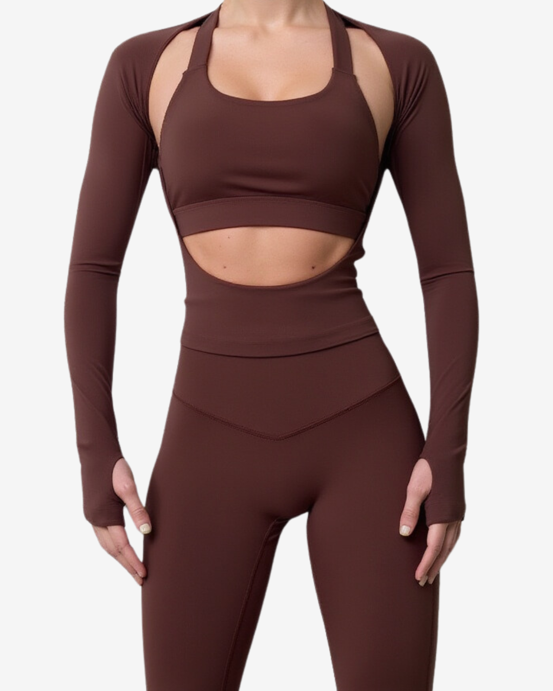 x Après Hours Halter Sports Bra